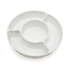 Round Food Packaging Double Layer Disposable Plastic Takeout Lunch Box