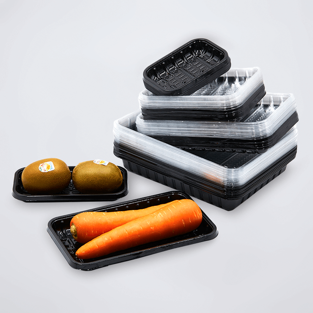 Refrigerator Available Multi Dimension Series Disposable Plastic Frozen Food Packing Tray