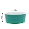 Round Food Packaging Double Layer Disposable Plastic Takeout Lunch Box