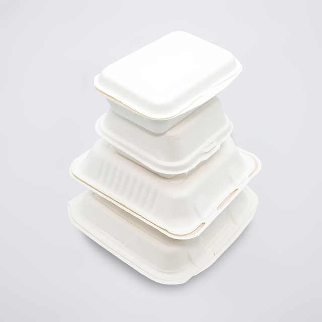 Source Factory Customization Safe Biodegradable Disposable Packaging Fast Food Delivery Paper Pulp Containers