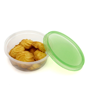 8oz/16OZ Microwavable Translucent Plastic Deli Container and Lid Combo Pack