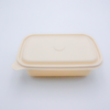 1000ml Rectangle Deli Packaging Biodegradable Cornstarch Takeaway Box