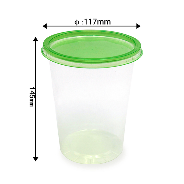 8oz/16OZ/32OZ Microwavable clear Plastic Deli Container and Lid 