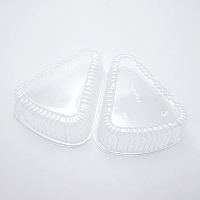 Triangle Cake Sandwich Packaging Disposable Food Grade Plastic Clamshell Box