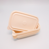 1000ml Rectangle Deli Packaging Biodegradable Cornstarch Takeaway Box