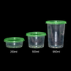 8OZ/16OZ /32OZ/ Disposable Plastic food soup cups with lid for takeaway packaging