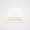 Source Factory Customization Eco-Friendly Sugarcane Bagasse Square Plate Trays(6 8 10 Inch)