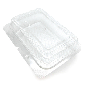 Big Size Takeaway Food Packaging Disposable Plastic Clamshell Bakery Box