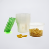 Fruit Salad Packaging 32oz Disposable Plastic Cup With Lid