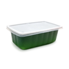 Rectangle Double Layer Contaner 1000ml Disposable Plastic Takeaway Food Box