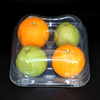 4 Pieces Fruit Bakery Packaging Disposable Plastic Clamshell Food Box