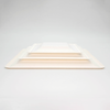 Source Factory Customization Eco-Friendly Sugarcane Bagasse Square Plate Trays(6 8 10 Inch)