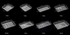 Customized disposable supermarket PP food tray for vegetable fruit fresh meat frozen food tray 
