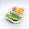 Transparent Disposable Food Packaging for Vegestable Rectangle Plastic Clamshell PET Fruit box