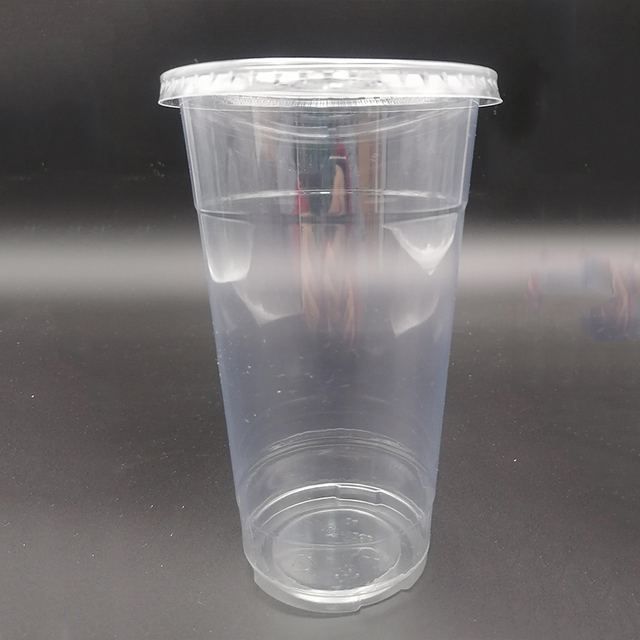 Disposable 32OZ Diameter 107MM Plastic Cold Drinking PET Cups 