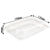 Medium Size Takeaway Food Packaging Disposable Plastic Clamshell Bakery Box