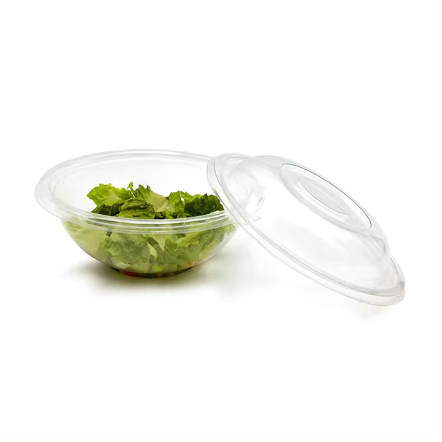 Plastic Fruit Packaging 48oz Disposable Salad Bowl for party disposable Container Takeaway Food