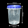 16OZ Twist Top Food Deli Containers Screw And Seal Lids Stackable Reusable Plastic Storage Container 