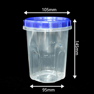 16OZ Twist Top Food Deli Containers Screw And Seal Lids Stackable Reusable Plastic Storage Container 