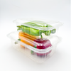 Transparent Disposable Food Packaging Square Plastic Clamshell PET Fruit box