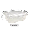 15OZ Takeaway Food Packaging Disposable Plastic Clamshell Bakery Box and fruit box