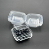 Transparent Disposable Food Packaging Square Plastic Clamshell PET Fruit box