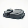 Takeaway Deli Packaging 3 Devided Compartments Disposable Plastic PP Food Box