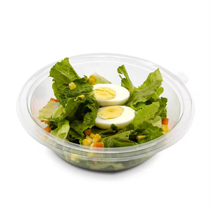 80OZ Fruit salad packaging Disposable Salad Bowl for party disposable Container Takeaway Food